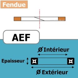 BAGUE 6.50x2.50 AEF PTFE