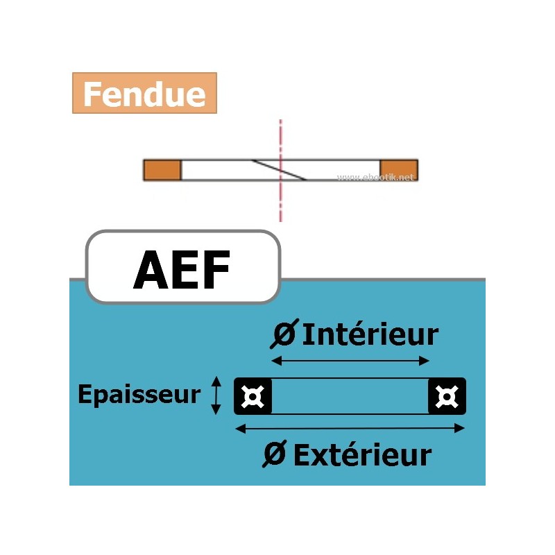 BAGUE 11.11x1.78 AEF PTFE