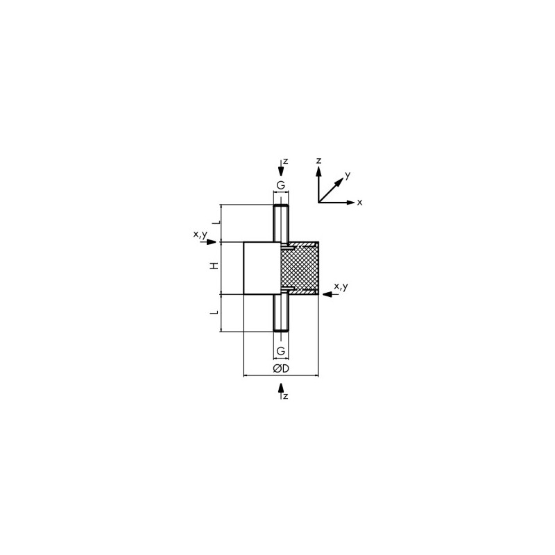 PLOT MALE/MALE 20x25 M6