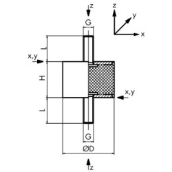 PLOT MALE/MALE 40x40 M8